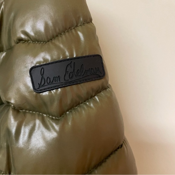 Olive Green Quilted Women's Jacket - Picture 5 of 6